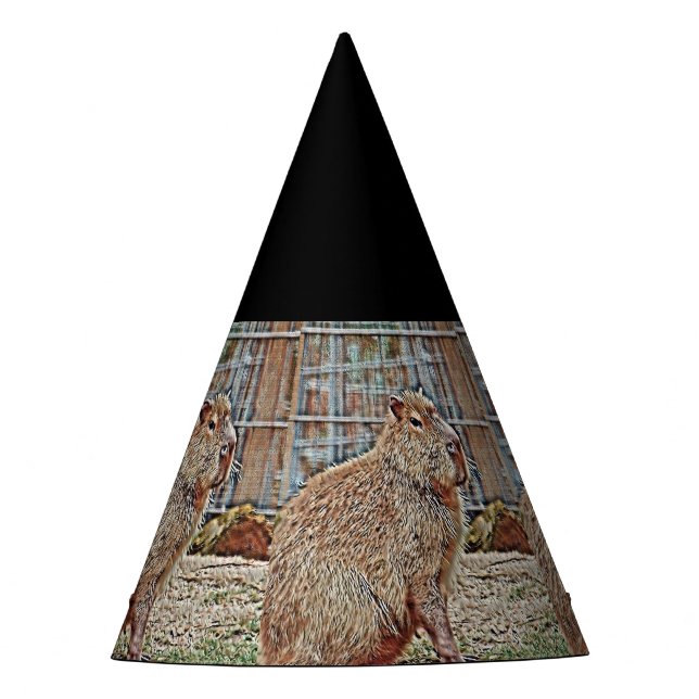 SmartMix Animal- Capybara Party Hat (Front)