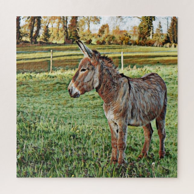 smartmix animal- donkey 1 jigsaw puzzle (Vertical)