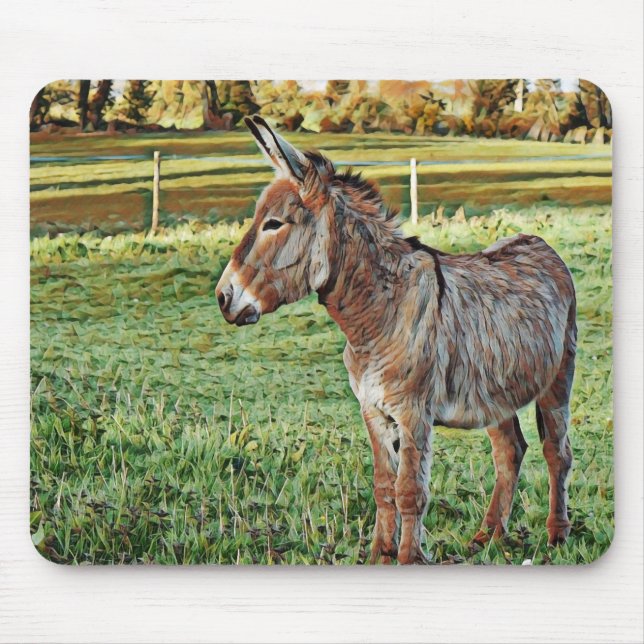 smartmix animal- donkey 1 mouse pad (Front)