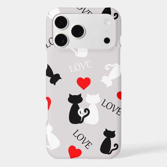 Smartphone case with cats (Verso)