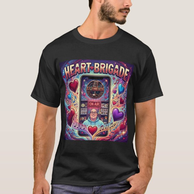 Smartphone Heart Brigade T-Shirt (Front)
