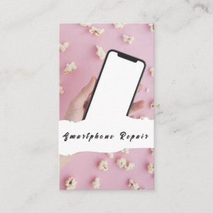 Smartphone Mobile Phone Repair Business Cards