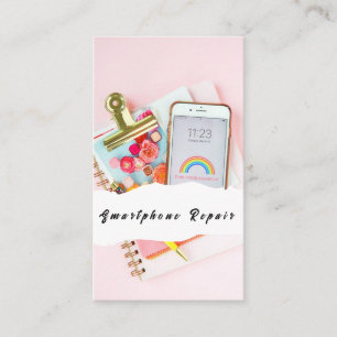 Smartphone Mobile Phone Repair Business Cards