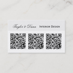 Smartphone QR Code Photo or Logo Business Card