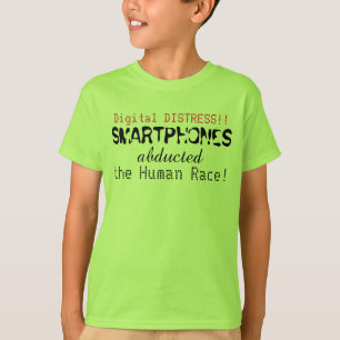 Smartphones Abducted the Human Race Funny Kids T-Shirt