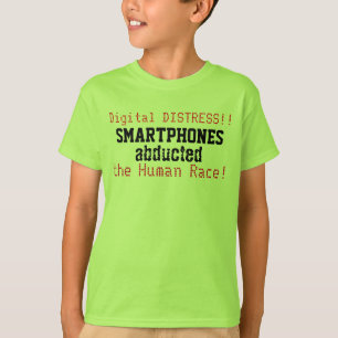 Smartphones Abducted the Human Race Funny Kids T-Shirt