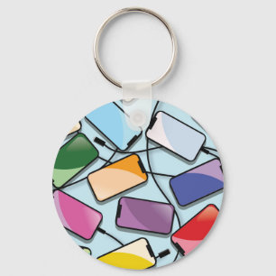 Smartphones with a notch keychain