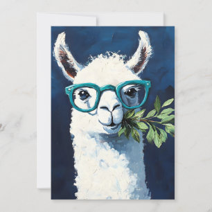 Smarty Llama Chic Holiday Card