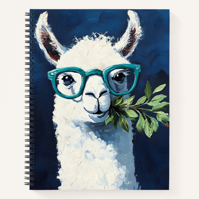 Smarty Llama Chic Notebook (Front)