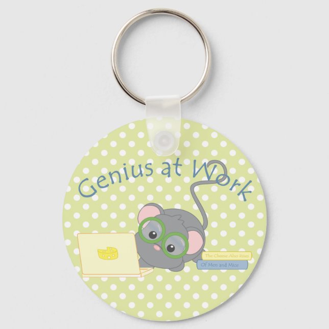 Smarty Mouse Keychain (Front)