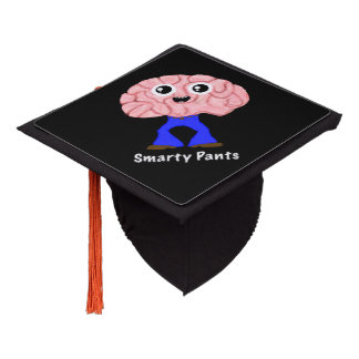 Smarty Pants Brain Graduation Cap Topper