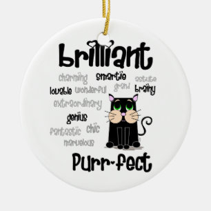 Smarty Pants Ceramic Ornament