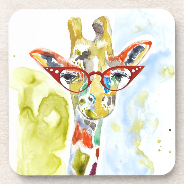 Smarty-Pants Giraffe Coaster (Front)