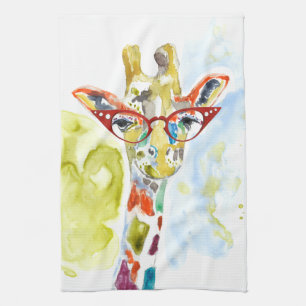 Smarty-Pants Giraffe Kitchen Towel
