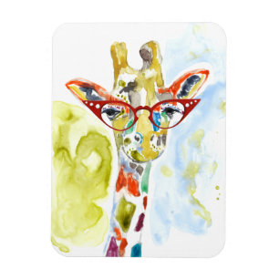 Smarty-Pants Giraffe Magnet