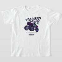 Smash Crash- Modern Purple Monster Truck Birthday 