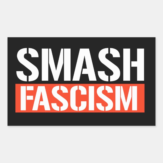 Smash Fascism Sticker (Front)