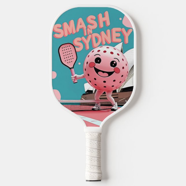 Smash in Sydney – Australia Pickleball Design  Paddle (Front)