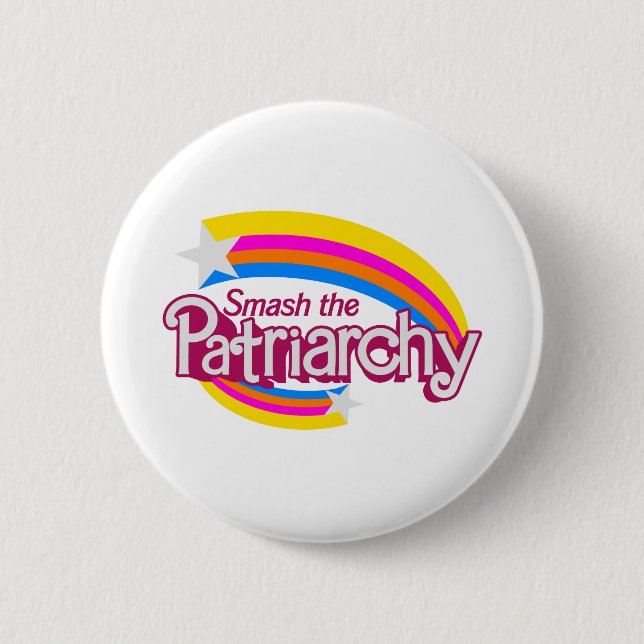 Smash the Patriarchy 2 Inch Round Button (Front)