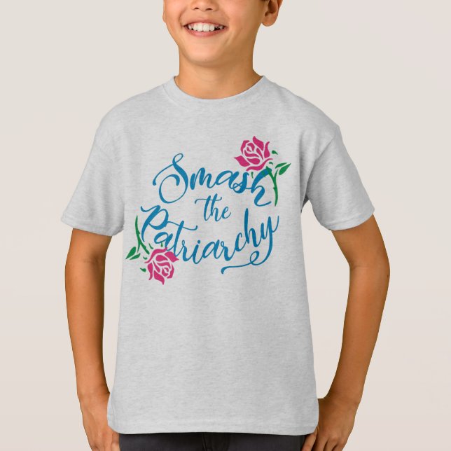 Smash the Patriarchy boy's t-shirt (Front)