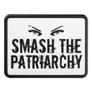 Smash the Patriarchy Cool Feminist Trailer Hitch Cover