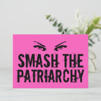 Smash the Patriarchy Cool Pink Feminist Quote