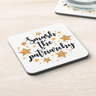Smash The Patriarchy! Cork-Backed Coasters