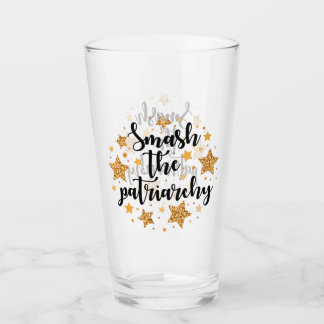 Smash The Patriarchy! Glass Tumbler