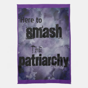 Smash the Patriarchy Kitchen Towel