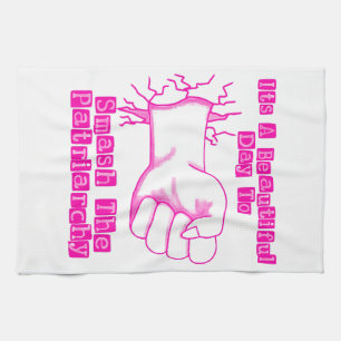 Smash the Patriarchy Kitchen Towel