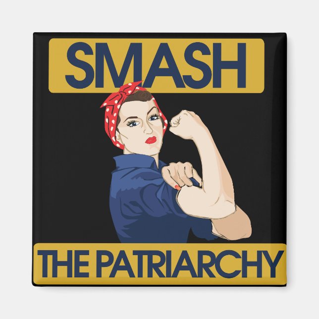 Smash the Patriarchy Magnet (Front)