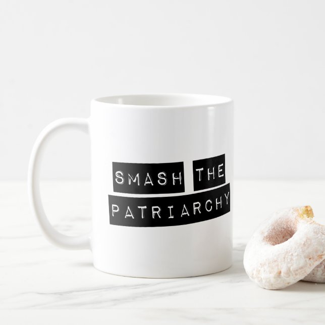 Smash the Patriarchy Mug (With Donut)