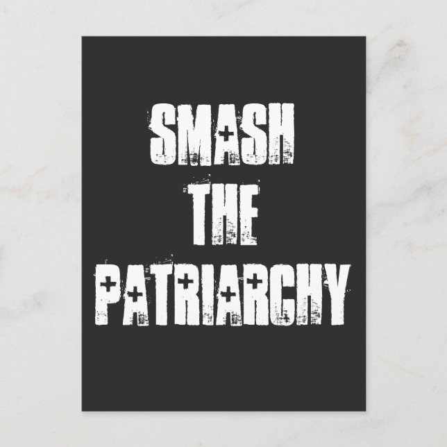 Smash the Patriarchy Postcard (Front)