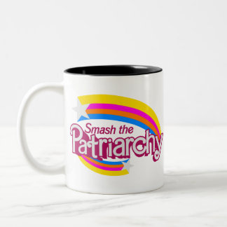 Smash the Patriarchy Two-Tone Coffee Mug