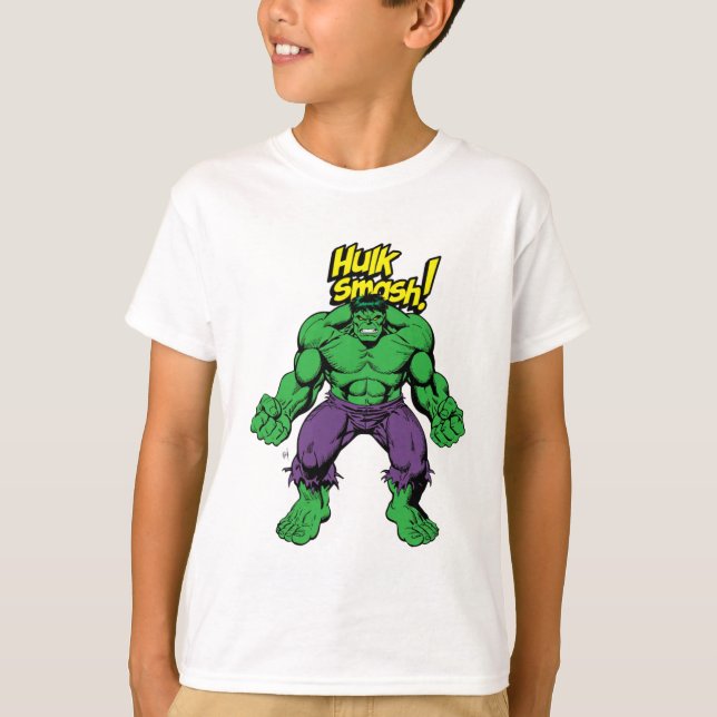 SMASH! Unstoppable Force Anger Power Design T-Shirt (Front)