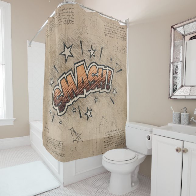 SMASH! Vintage Comic Book Steampunk Pop Art (In Situ)