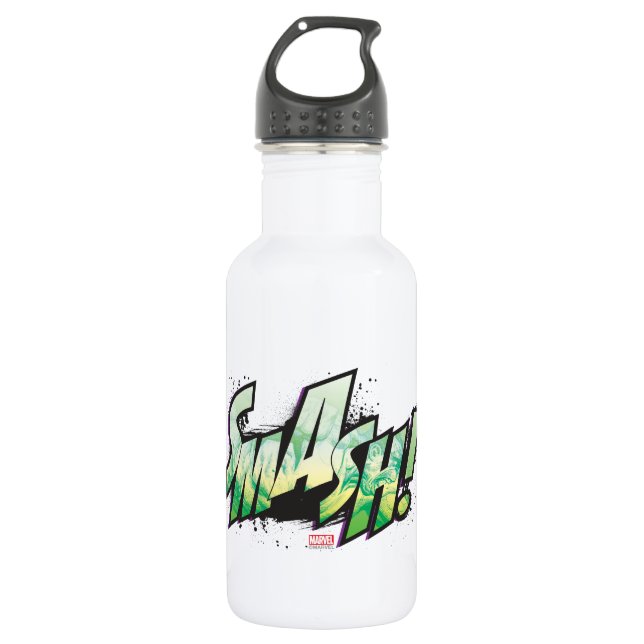 SMASH! Word Graphic 532 Ml Water Bottle (Front)