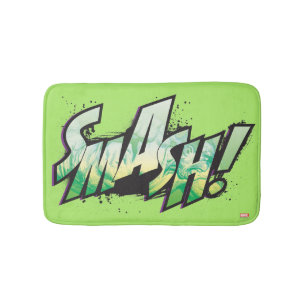 SMASH! Word Graphic Bath Mat