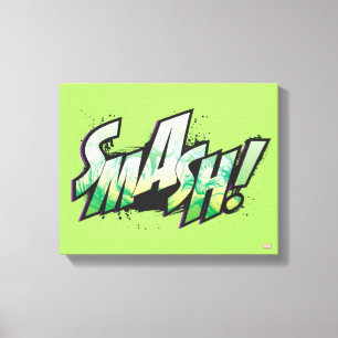 SMASH! Word Graphic Canvas Print