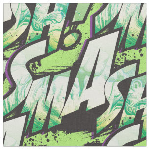 SMASH! Word Graphic Fabric
