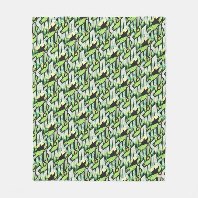 SMASH! Word Graphic Fleece Blanket (Front)
