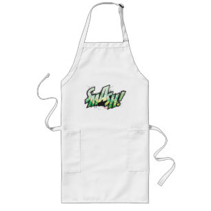 SMASH! Word Graphic Long Apron
