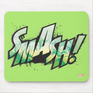 SMASH! Word Graphic Mouse Pad