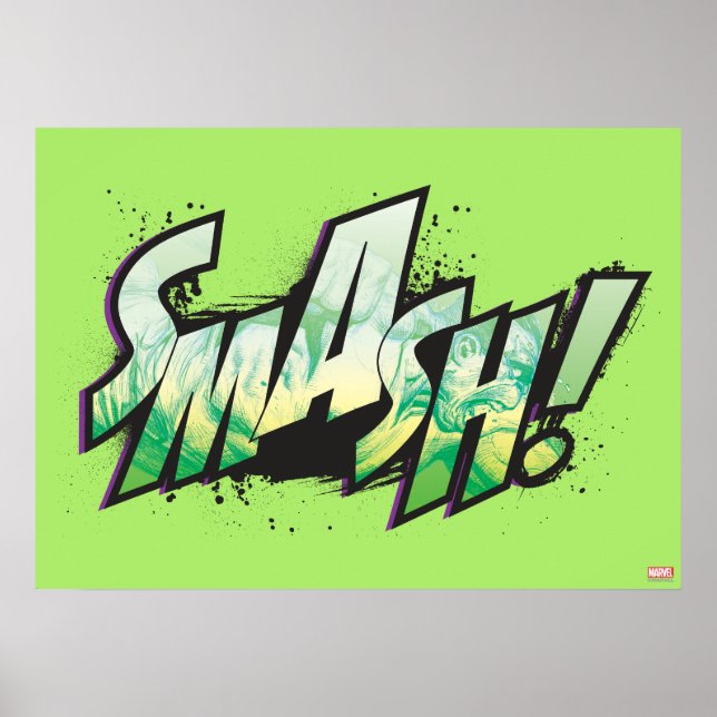 SMASH! Word Graphic Poster (Front)