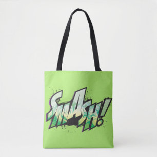 SMASH! Word Graphic Tote Bag