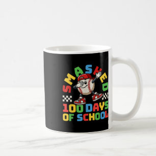 Smashed 100 Days Of School Boys 100th Day Dabbing  Coffee Mug