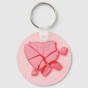 Smashed Candy Heart Keychain