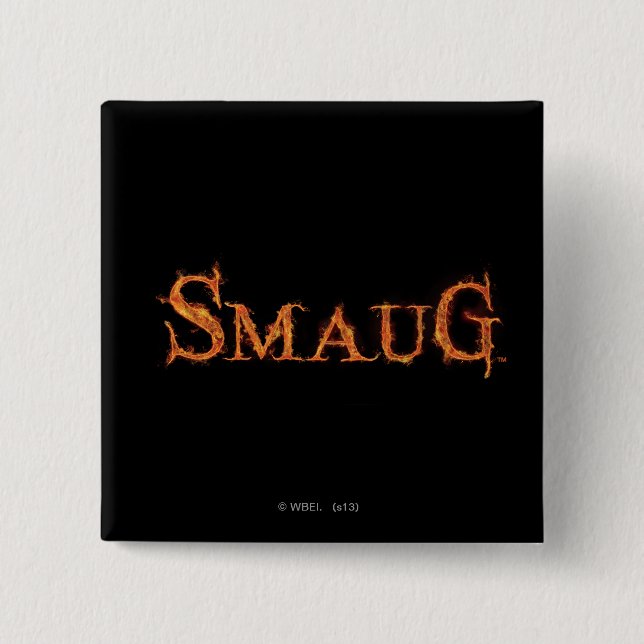 SMAUG™ Name Graphic 2 Inch Square Button (Front)