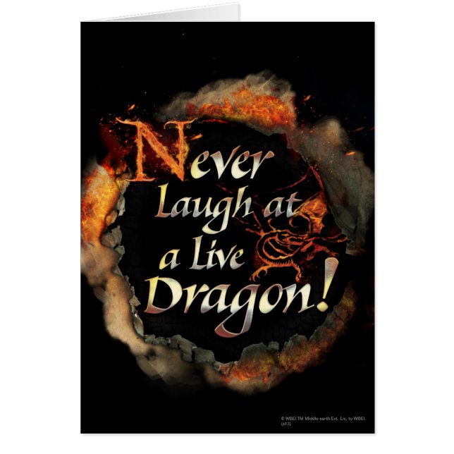 SMAUG™ - Never Laugh Logo Graphic (Front)