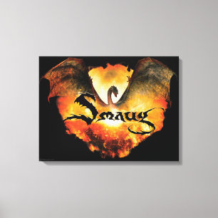 SMAUG™ Over Laketown Canvas Print
